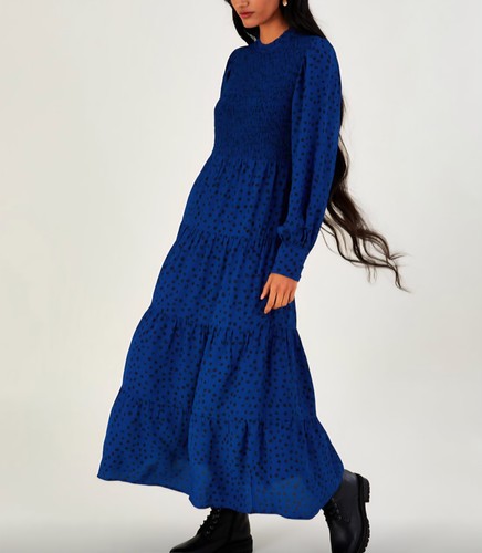 Monsoon maxi dress blue - monsoon, &