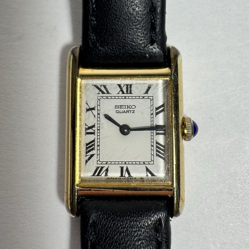 Seiko tank style ladies - seiko, "tank"