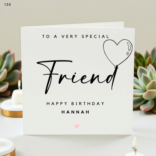 Personalised birthday card for - birthday,