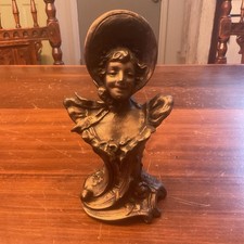 ANTIQUE ART NOUVEAU BRONZED