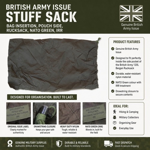 Genuine british army irr - british, stuff