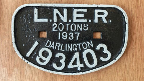 Lner cast iron tons - lner,