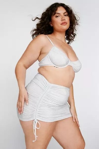 Nastygal plus size glitter - size,