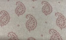 Petite Paisley Linen Fabric