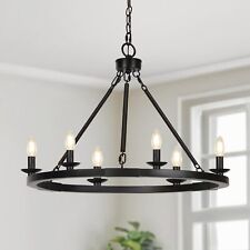 Black Farmhouse Chandelier