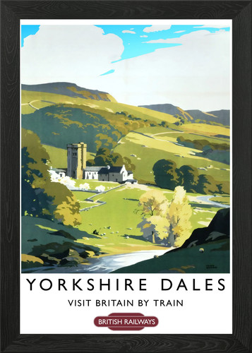 Yorkshire dales framed wall - dales,