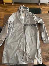 Men’s Grey Replay Full Length Jacket In Medium-large