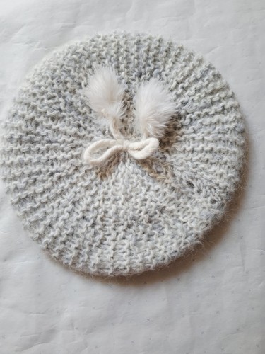 Hand knitted fluffy mohair - knitted,