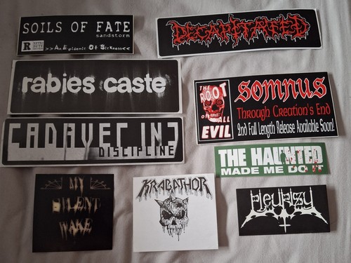 Extreme metal promo sticker - metal,