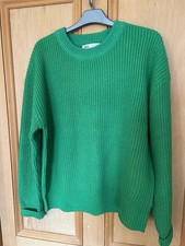 Zara Bright Green Chunk Jumper