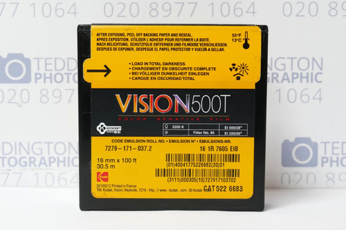 Kodak vision 500t - 16mm, 100ft