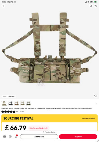 Krydex chest rig multicam - krydex,