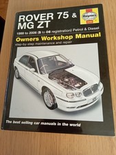ROVER 75 & MG ZT 1999 to 2006 owners Workshop Manual