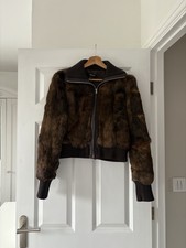 DKNY 100% Real Rabbit Fur