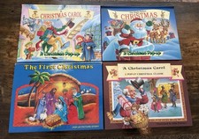 Lot 4 Vintage Pop-Up Books A