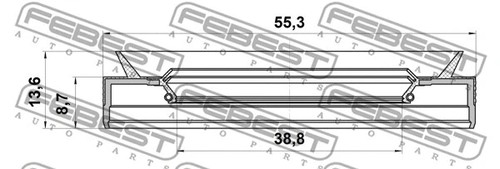 Seal drive shaft fits - fits:, ford