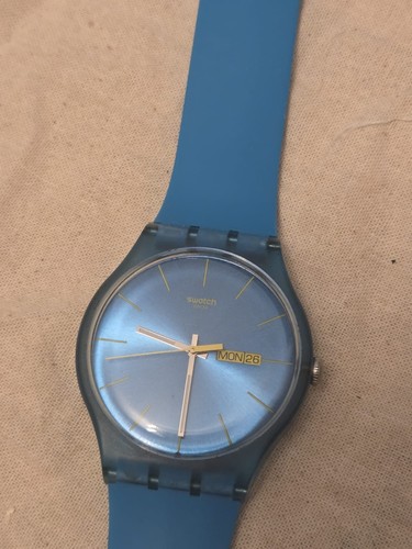 Swatch new gent blue rebel - gent, "blue