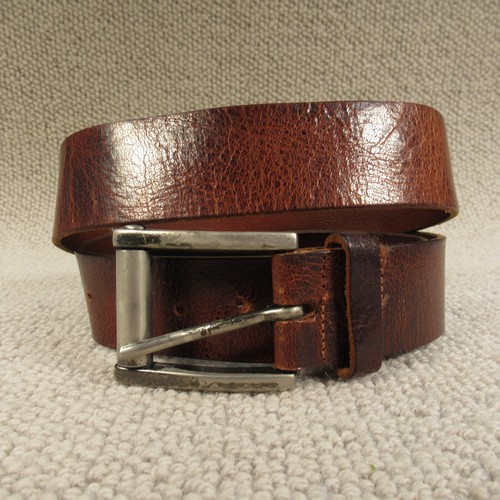 Vintage mens leather - mens, belt