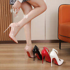 Womens High Heels Stiletto Mens Ladies Crossdresser Pointed Pump Shoes US5-10.5