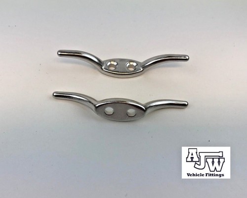 Rope cleat 65mm stainless - 2,