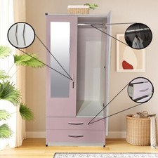 Ready Assembled 2 Door Mirror