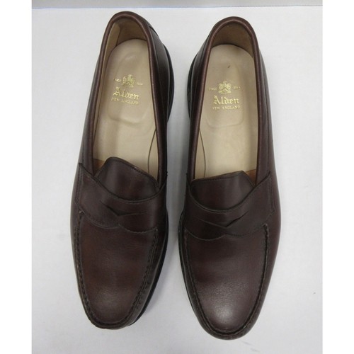 Alden shoes men d brown - alden, 11.5