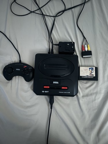 Sega mega drive with - drive,