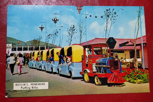 Butlins minehead postcard - minehead,