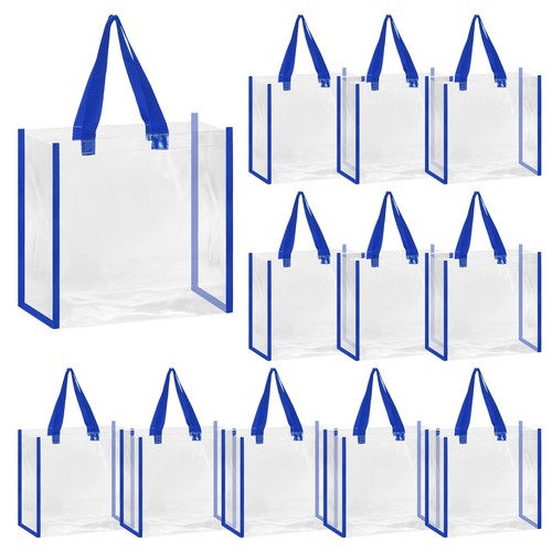Pack clear tote bags - 12,