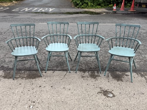 Set four aluminium retro - set, of