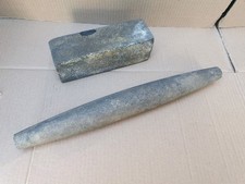 Vintage Tool Sharpening Stone Oil Stone Wet Stone Coarse x 2