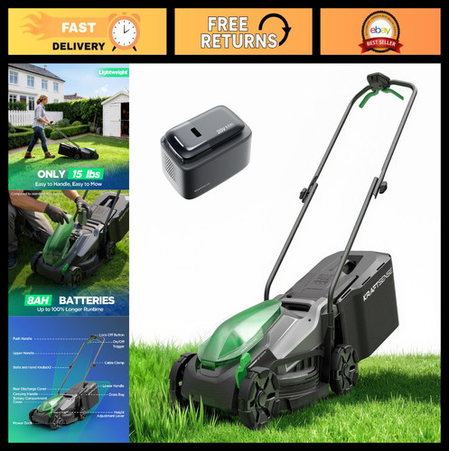 Cordless lawn mower - 14",
