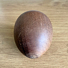 ANTIQUE WOOD DARNING 'EGG'