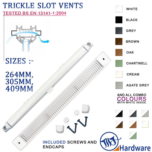Premium trickle slot vent - trickle, for