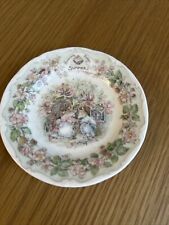 Royal Doulton Bramley Hedge Summer Mini Teacups And Saucers Plates