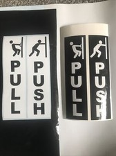 Push And Pull Sticker Door