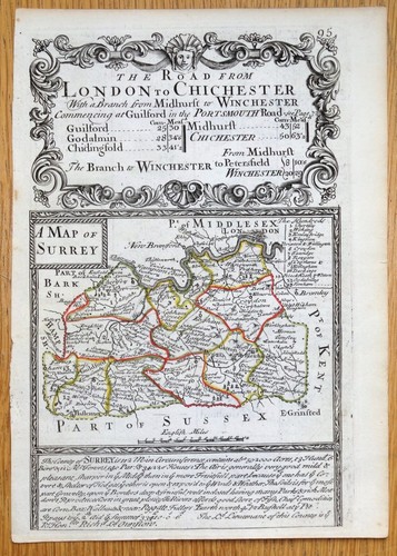 Original antique map - original,