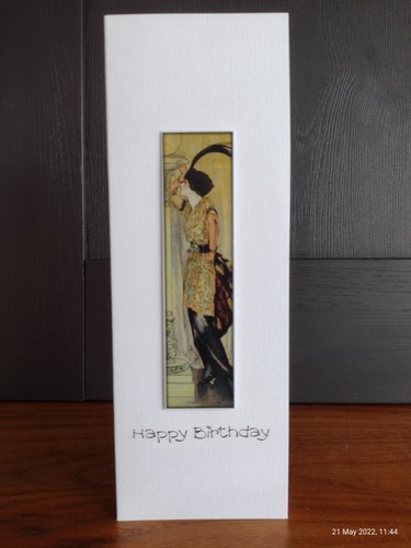 Tall thin handmade greeting - thin,