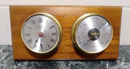 Vintage mahogany barometer - vintage,