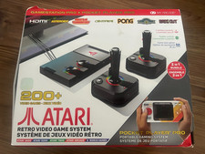 Atari Retro 200+ Video Game System & Pocket Player Pro- 2 In One