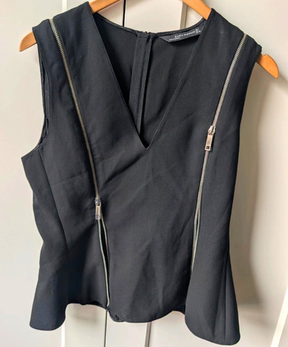 Zara woman black - woman, peplum