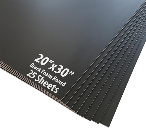 Black foam board - foam, 20x30