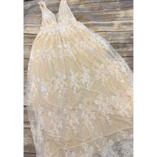 Boho Floral Lace Maxi Dress