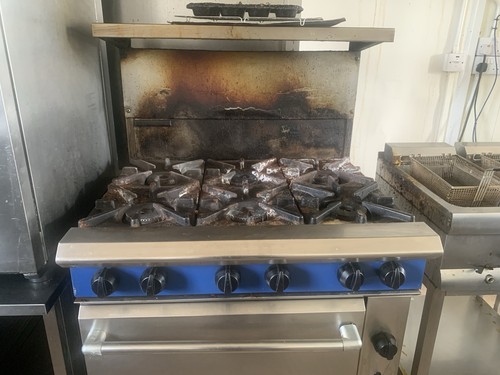 Commercial burner gas range - 6,