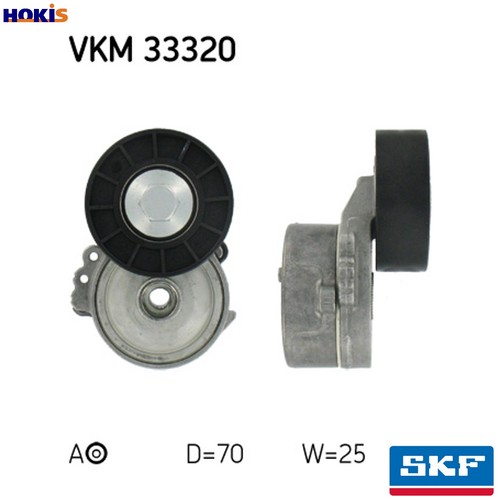 Belt tensioner vribbed - belt,