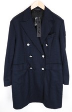 REPLAY Men's Coat 48 Blue Wool