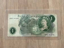 Bank of England One Pound Note