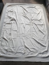 Rectangle Cotton Embroidered Crochet Tablecloth Spanish 163cm X 220cm & Napkins