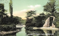 Albert Park MIDDLESBROUGH - Posted 1906 - Postcard ref K13