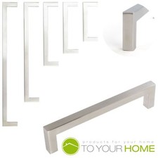 Square Brushed Stainless Steel